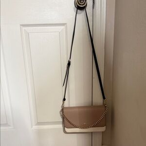 Kate Spade Beige and White Crossbody Bag